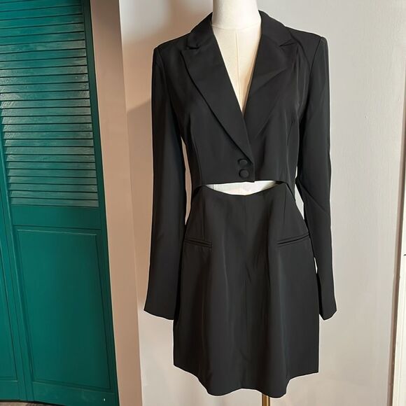 MINKPINK nwt ALLIE BLAZER DRESS - med ($170) - Picture 5 of 8